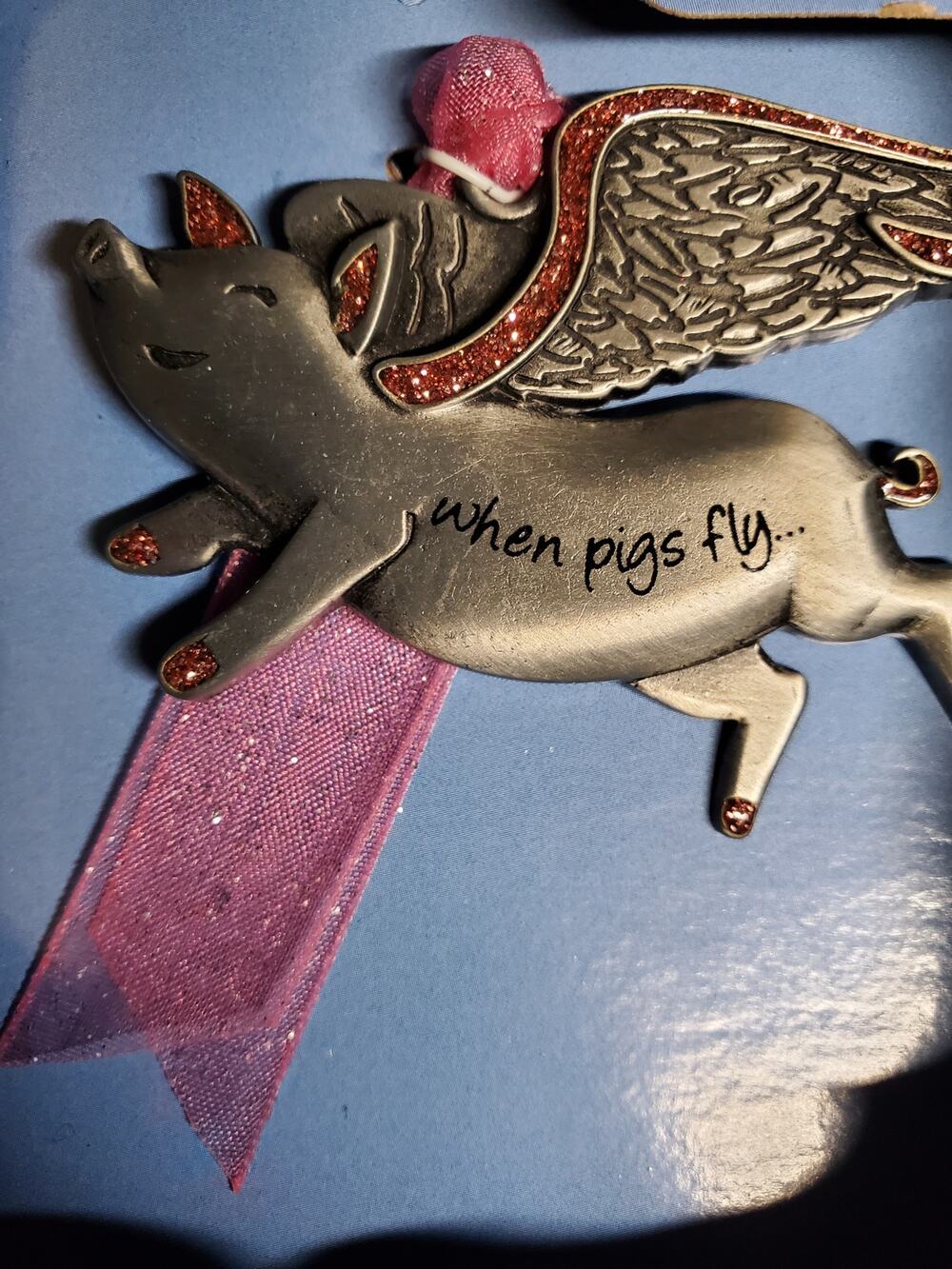 Gloria Duchin Ornament - When Pigs Fly